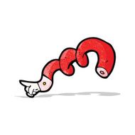 pointing arm symbol cartoon