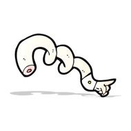 pointing arm symbol cartoon N2