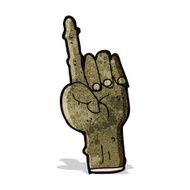 cartoon pointing hand N3