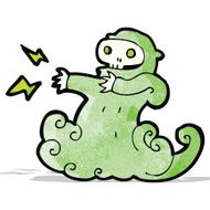 spooky ghost cartoon N3
