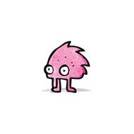 cartoon little monster N7