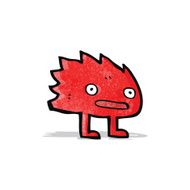 cartoon funny little monster N3