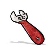 cartoon adjustable spanner N3