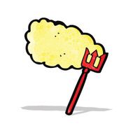 cartoon devil's pitchfork