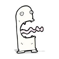 cartoon little ghost