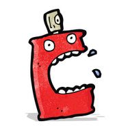 cartoon aerosol can