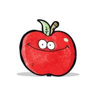 cartoon happy apple N2