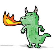 Cartoon funny dragon N3
