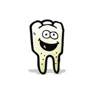 tooth cartoon character