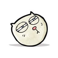 cartoon cat with narrowed eyes N2