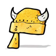 Cartoon Viking Helmet N4