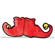 cartoon christmas shoes