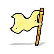 waving flag cartoon