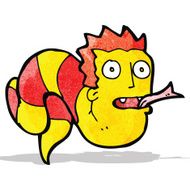 cartoon snake man