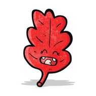 red leaf cartoon character N2