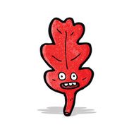 red leaf cartoon character N3