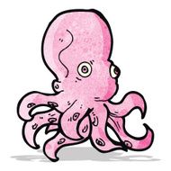 Cartoon Octopus N22