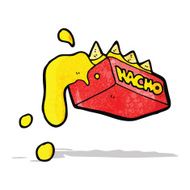 cartoon cheesy nachos N2