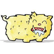cartoon slobbering beast