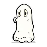 cartoon funny ghost