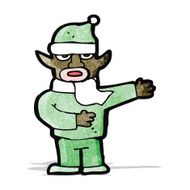 Cartoon Christmas Elf N25