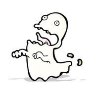 cartoon spooky ghost N10