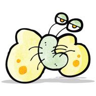 funny cartoon butterfly N4