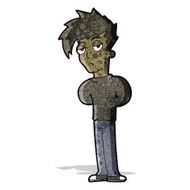 cartoon jaded teenager