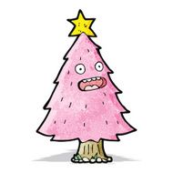 cartoon pink tree N2
