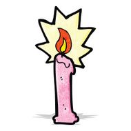 Cartoon Candle N6