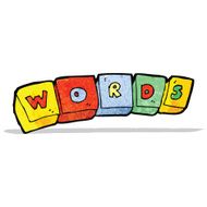 cartoon letter blocks N5