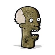 cartoon shocked old man