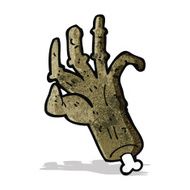 Cartoon Zombie Hand N4