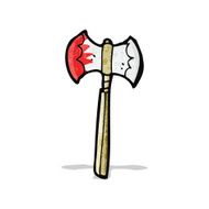 cartoon bloody axe N3