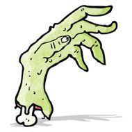 Cartoon Zombie Hand N6
