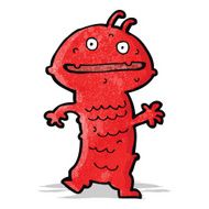 cartoon funny little monster N8