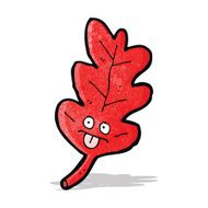 funny cartoon leaf N2
