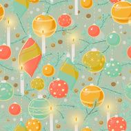 Christmas and new year pattern