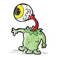 cartoon crazy monster N18