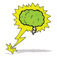 glowing brain cartoon N2