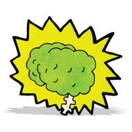 glowing brain cartoon N3