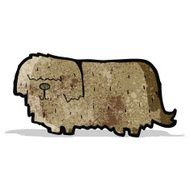 cartoon hairy dog N2