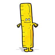 measuring ruler cartoon character N2