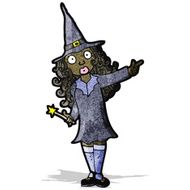 Cartoon witch girl N3