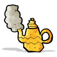 Cartoon Coffee Pot N10