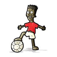 cartoon football player N2