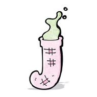 cartoon smelly old sock