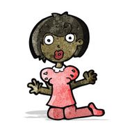 cartoon medieval girl