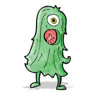 Cartoon Hairy Monster N3