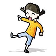 cartoon woman pointing N5